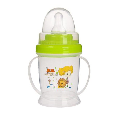 A set of children's dishes, 4 items: bowl, spoon, fork, bottle 200 ml, MIX color-10