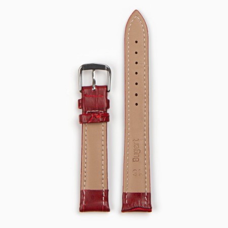 Solomon watch strap 16 mm, genuine leather, L-20 cm, red-brown-2