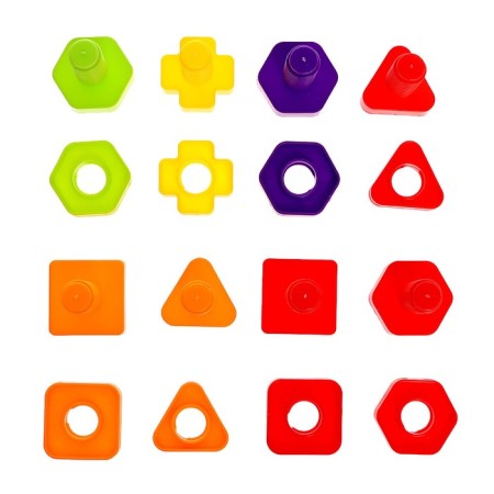 Designer "Bolts and nuts", 10 cards, transport-4