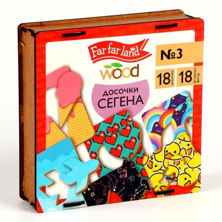 Loto "SEGENENTS No. 3", 18 boards, 18 insertion figures