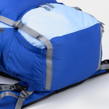 Tourist backpack, TAIF, 100 l, screed department, 2 outer pockets, 2 side pockets, blue color-2
