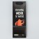Gift package for a bottle, packaging, “in binge”, 9 x 25 x 8.9 cm