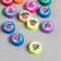 Beads for PVC "Rose in a circle" set 20 pcs 0.5x1x1 cm