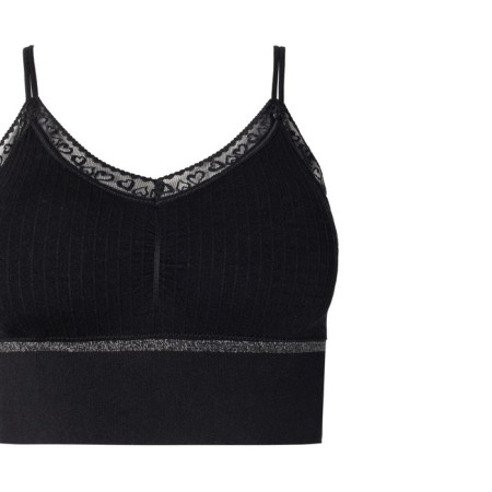 Top female, black color, size One size (42-48)-5