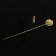 The base "brooch-igla" l = 7.5 cm, site 1 cm (set 5 pcs.), Color gold