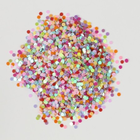 Glitter in a jar of "confetti mix" pr 2 mm 7 g 5x2x2 cm-1