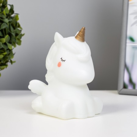 Nightnight "Unicorn" LED from batteries white 9x9x13 cm Risalux-3