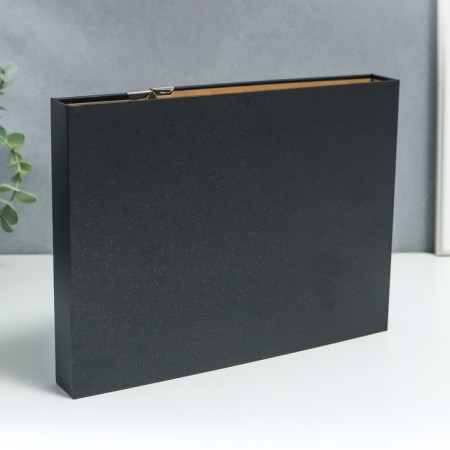 Photo album 30 sheets "Red Heart on Black" 19.5x26.5 cm-4