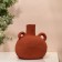 Vase for flowers decorative "Adriatic" Terracotta color 20 x 23 x 12 cm