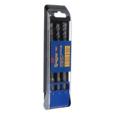 A set of drilling tundra tundra tundra, SDS-Plus, double spiral, 6-8-10 x 160 mm, 3 pcs.