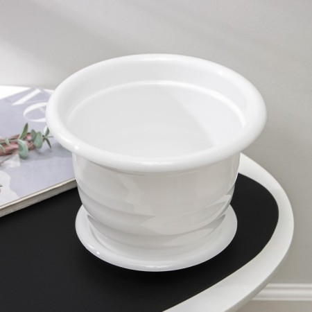 Pot with the pallet "Viola", 3.5 l, the color is white-2