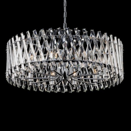 Suspended Citilux “Ingvar” CL334291, 77x77x45 cm, 10x60W, E14, gray color-3