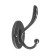 Furniture hook Cappio Love, two -rod, black