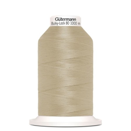 Bulky-Lock 80 Textured thread, 1000m, 730808 (722 light beige)