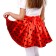 Carnival skirt for the Party red in black peas, bandage, height 110-116 cm