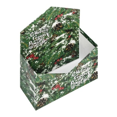 Gift envelope "Happy New Year and Merry Christmas", 18 x 24 x 7 cm-4