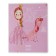 Notebook of 48 sheets in the Young Princess cage, covered cardboard, matte lamination Soft Touch, mix