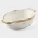 Baking form made of porcelain organic Gold, 500 ml, 22 × 13 × 4.5 cm, white color