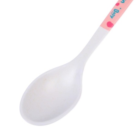 A baby spoon for bamboo feeding, oval shape, mix color-2