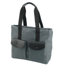 Road bag (B2819-05350) combined material (test + NK), gray, 1x730x37 cm