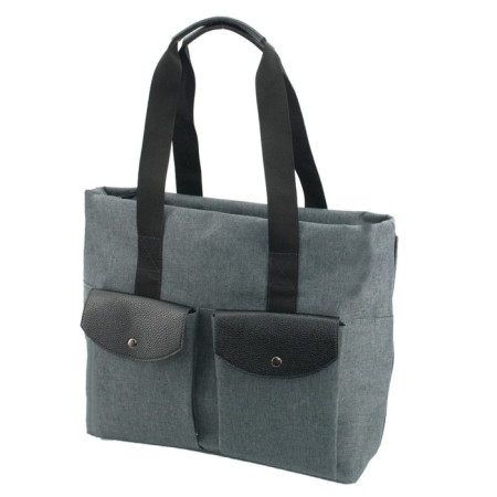 Road bag (B2819-05350) combined material (test + NK), gray, 1x730x37 cm