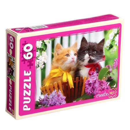 Puzzles "Funny cats", 60 elements