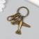 Trick Metal with carbine "Aircraft" bronze 7.5 cm