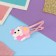 Invisibility for hair "Adele" (set 2 pcs) Kisonka, 5.5 cm, pink