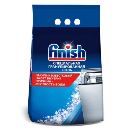 Finish dishwasher salt, granular, 3 kg-4