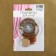 Picking for curtains "Bouquet", d = 6 cm, coffee color