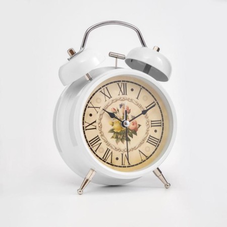 Provence alarm clock, discrete move, D-9 cm, with backlight, 17 x 11 cm-1
