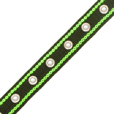 Collar of tarpaulin dimensionless single-layer, 57 x 2.5 cm, Osh 25-45 cm, khaki/Green-4