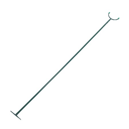 Support for branches, h = 160-280 cm, leg d = 1.6 cm, metal, green