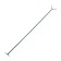 Support for branches, h = 160-280 cm, leg d = 1.6 cm, metal, green