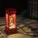 LED figure “Snowman in a telephone booth” 5.3 × 12 × 5.3 cm, plastic, batteries AG13x3, glow warm white