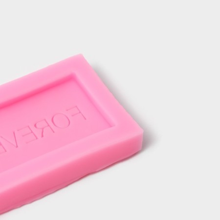Mold "Forever" silicone , 6 × 3.5 × 0.8 cm, color mix-2