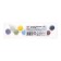 Acrylic paint, set of 12 colors x 3 ml, calligrata, frost -resistant, in a package