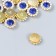 Decor for creativity plastic "Blue" set of 20 pcs 1.2x1.2 cm