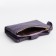 Women's wallet on the button, purple color