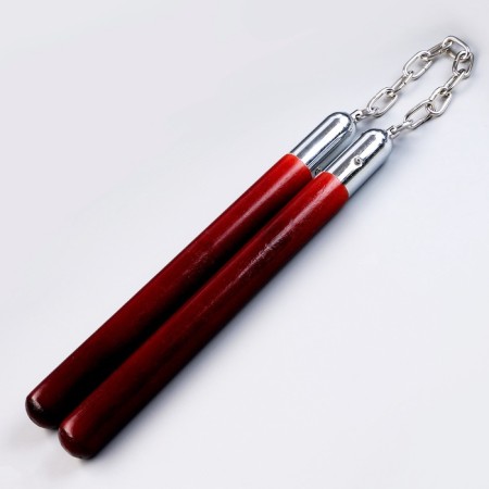 Children's wooden weapon "Nunchaki" 31 × 3 × 3 cm-2