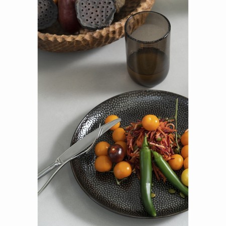 A set of lunch plates Liberty Jones Dots, D = 26 cm, 2 pcs, black color-3