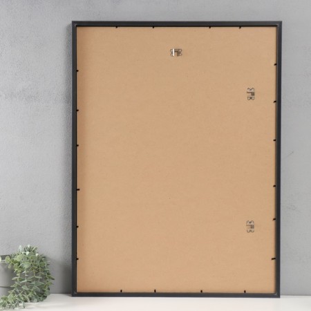 Photo frame Plastic "Mira" 60x80 cm, 640077 black (plastic screen)-2