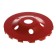 Cup of diamond refrigerator scrap, Turbo-segment, 125 mm