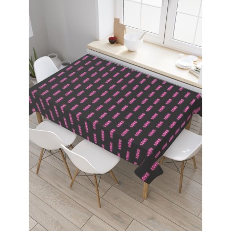The tablecloth “Love”, rectangular, Saten, size 145x180 cm