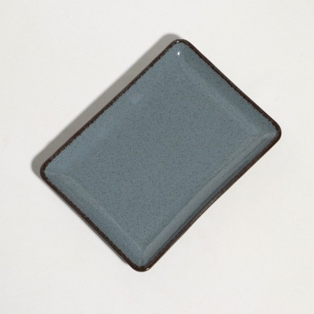 Pearl dish, 18 × 13 cm, blue, porcelain-1