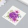 Tattoo on the body color "hydrangea" 6x6 cm
