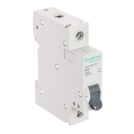 The circuit breaker SE CITY9 SET, V, 10 A, 1P, 4.5 KA, 230 V