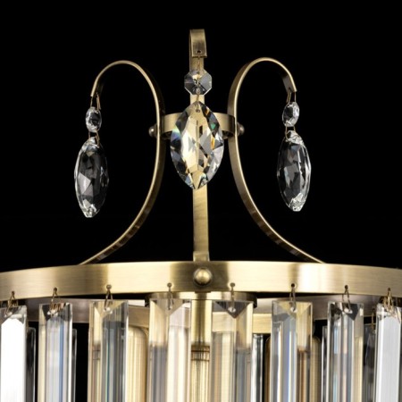 Lapel -Decorative lamp Citilux "Inga" CL335833 27x27x56 cm, 3x60W, E14, brown color-12