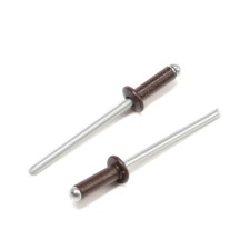 Rolls of the tundra krep, exhaust, aluminum-old, 3.2x8 mm, dark brown, 50 pcs