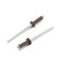 Rolls of the tundra krep, exhaust, aluminum-old, 3.2x8 mm, dark brown, 50 pcs